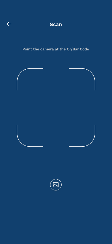 Boarding pass scan screen
